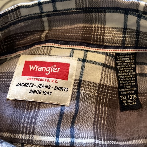 Wrangler shirt. Size 3XL - Picture 6 of 6